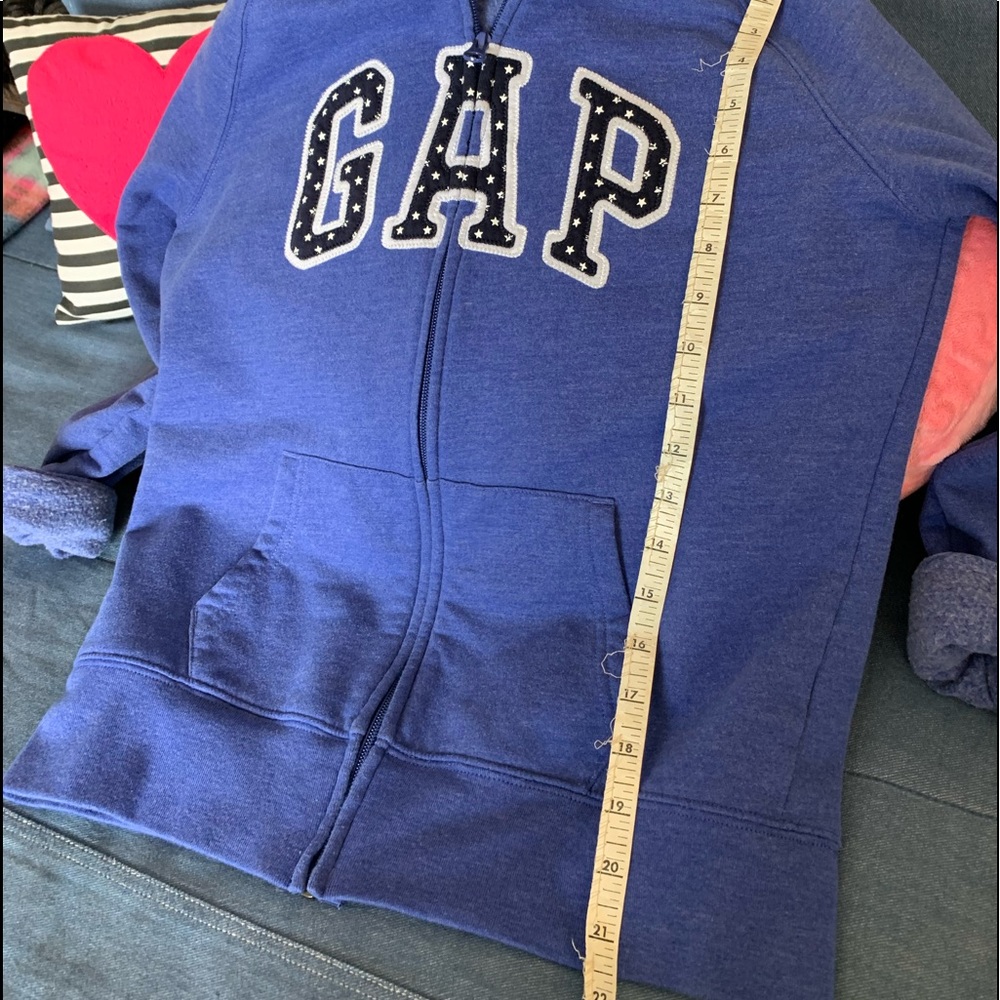💙 Gap Logo Hoodie Full Zip - Picture 3 of 8